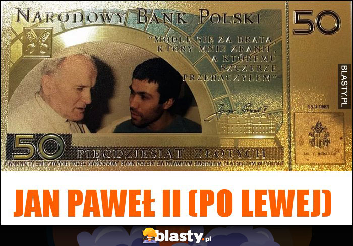 Jan paweł II (po lewej)