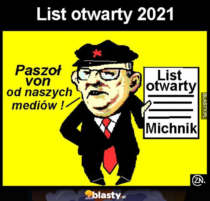 List otwarty 2021 satyra
