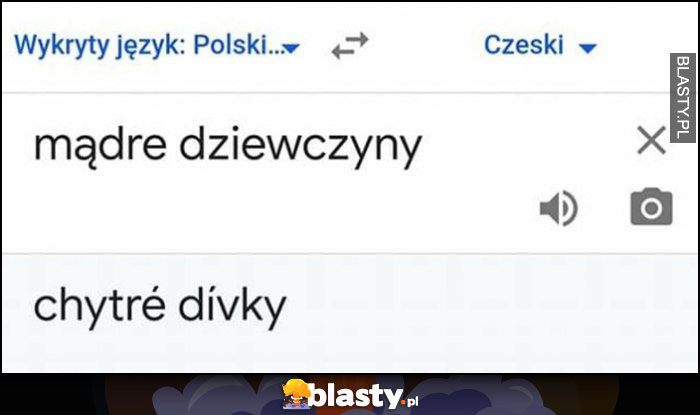 Mądre dziewczyny tłumaczenie na czeski: chytre divky