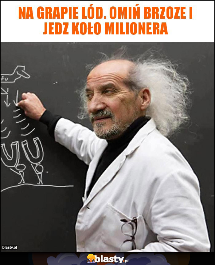Na grapie lód. Omiń brzoze i jedz koło milionera