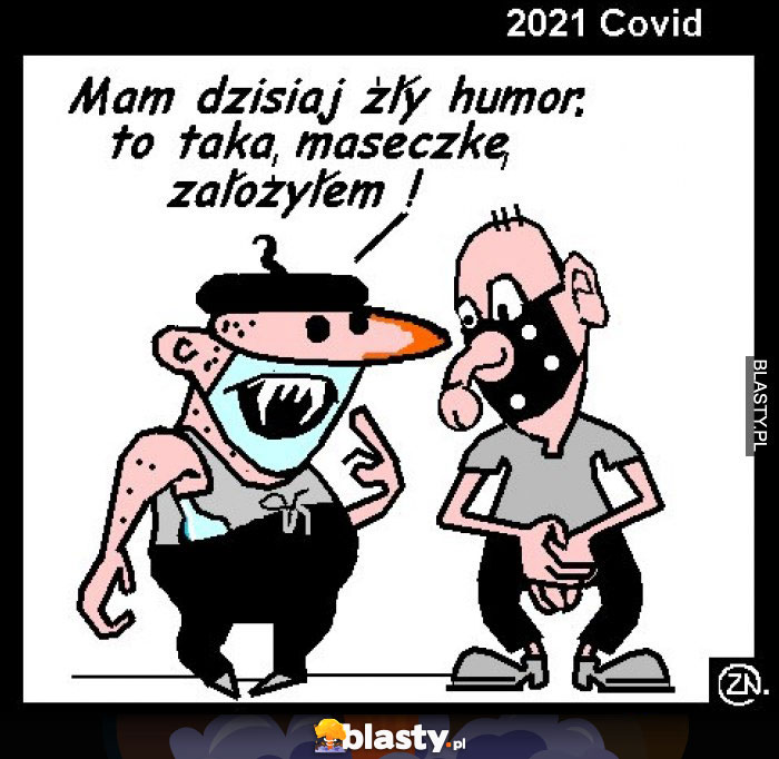 Covid maseczka humor