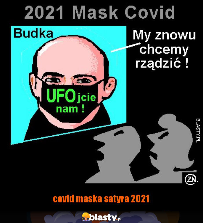 covid maska satyra 2021