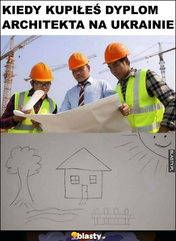 Kiedy kupiłeś dyplom architekta na ukrainie projekt domu rysunek