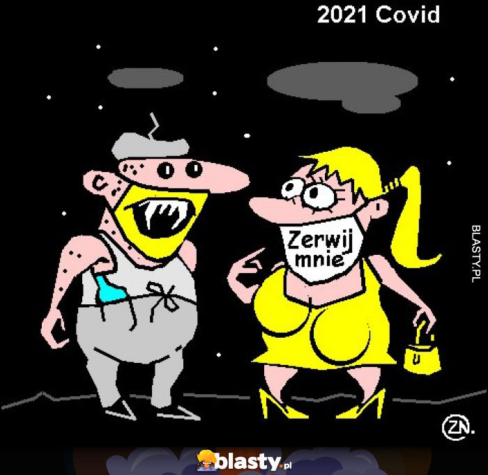 Maseczka covid humor