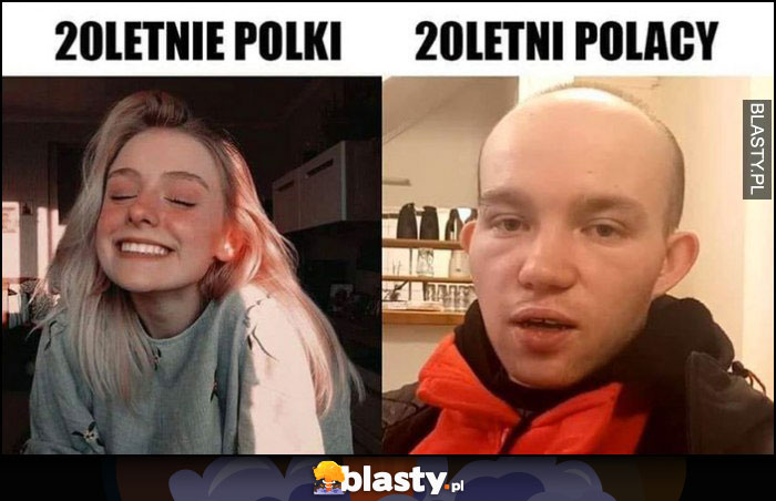 20 letnie Polki vs 20 letni Polacy wygląd porównanie