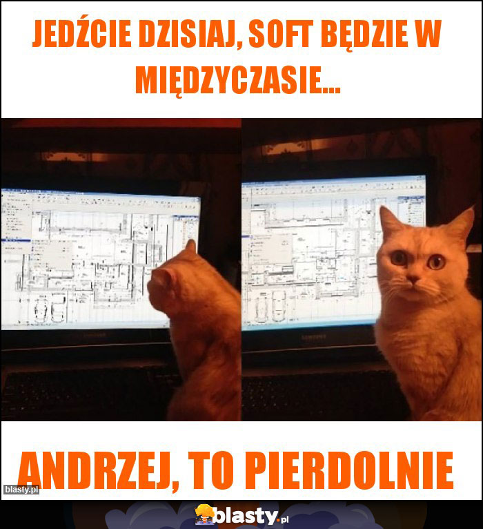 Jedźcie dzisiaj, soft będzie w międzyczasie...
