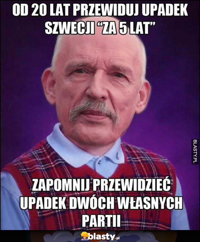 Korwin od 20 lat przewiduj upadek Szwecji 