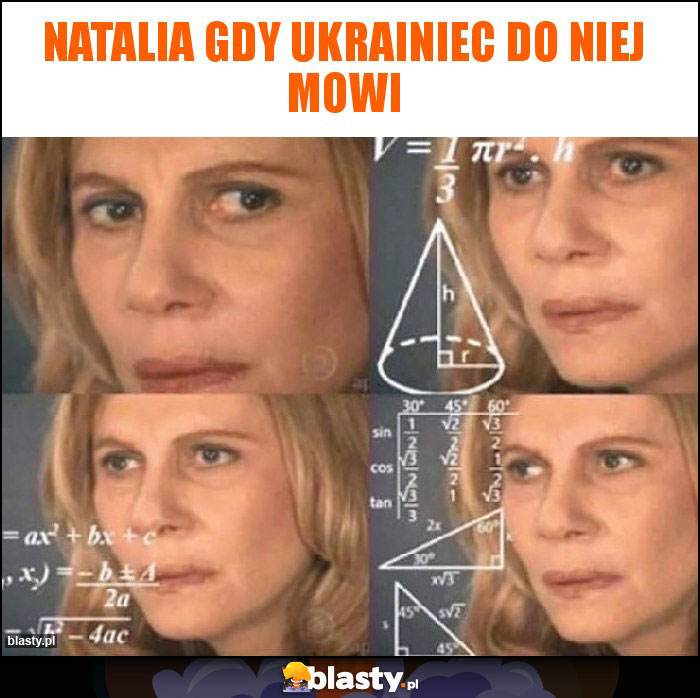 Natalia gdy Ukrainiec do niej mowi