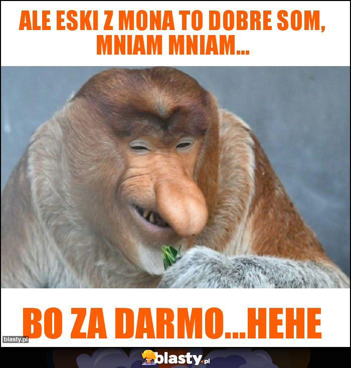 ale eski z mona to dobre som, mniam mniam...