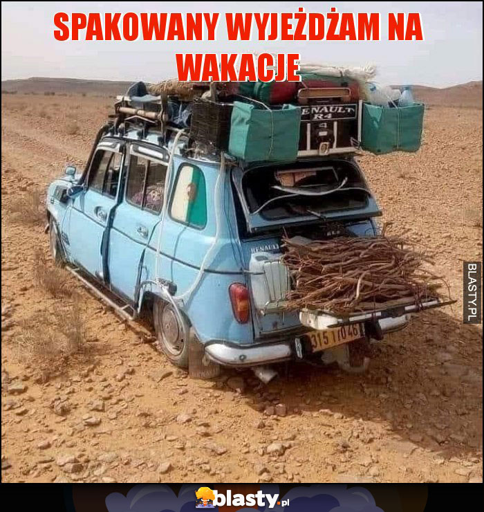 Spakowany wyjeżdżam na wakacje