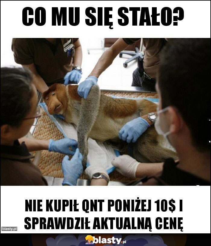 Co mu się stało?
