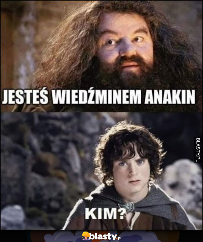 Harry Potter jesteś wiedźminem Anakin, Frodo: kim?