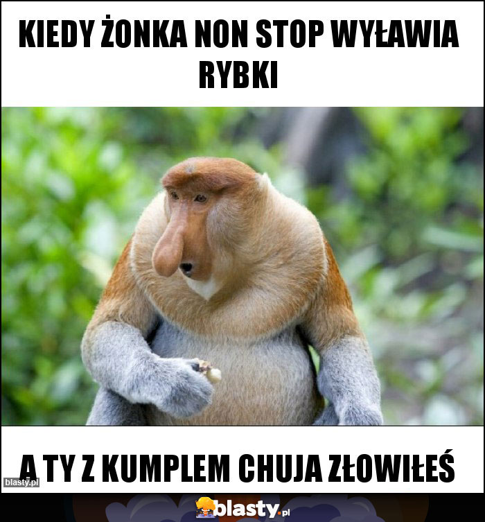 Kiedy żonka non stop wyławia rybki