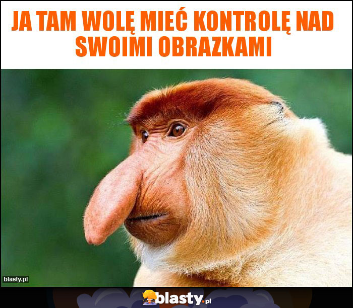 Ja tam wolę mieć kontrolę nad swoimi obrazkami