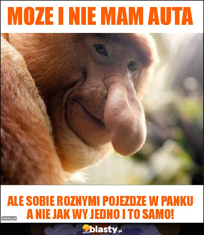 Moze i nie mam auta