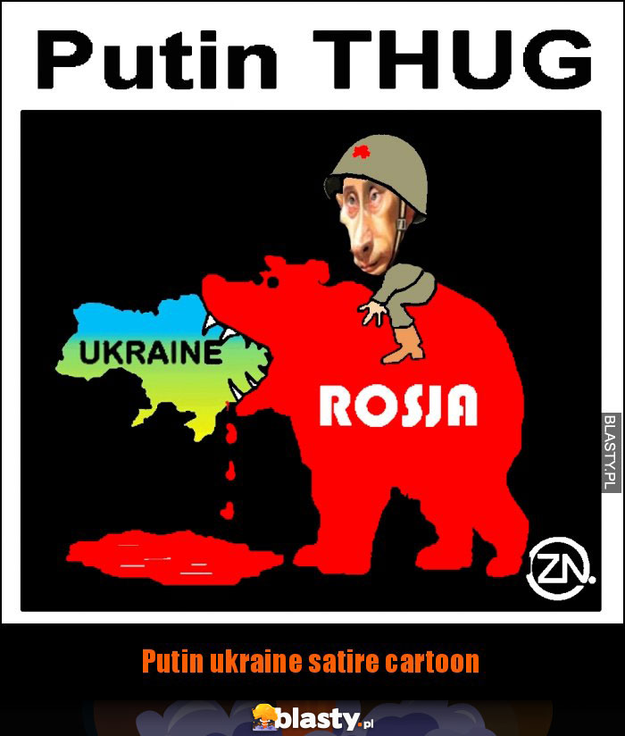 Putin ukraine satire cartoon