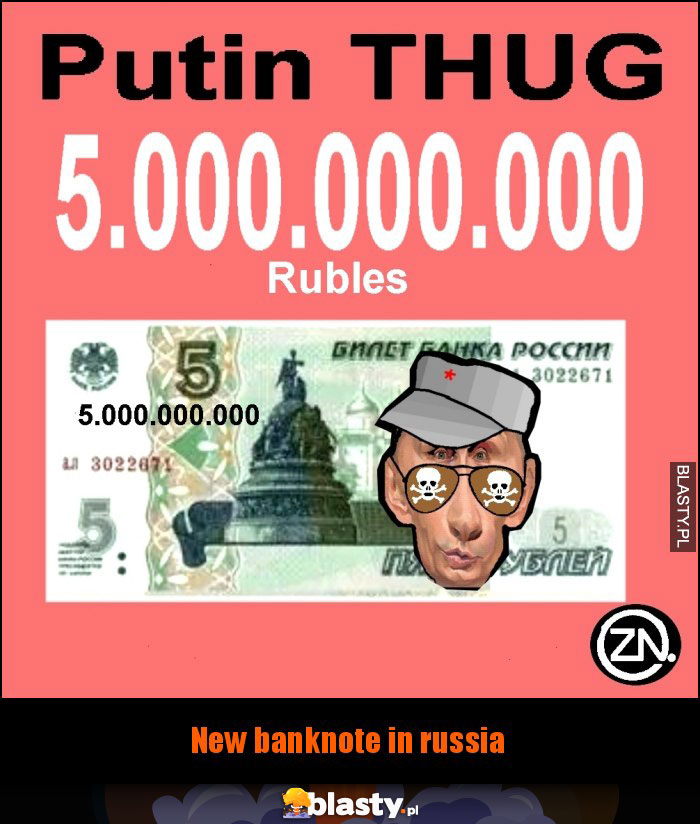 New banknote in russia