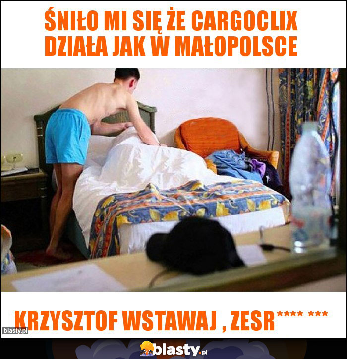 Śniło mi się że cargoclix działa jak w małopolsce