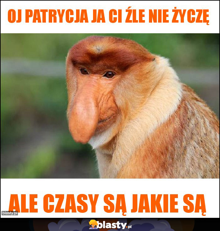 Oj Patrycja ja ci źle nie życzę