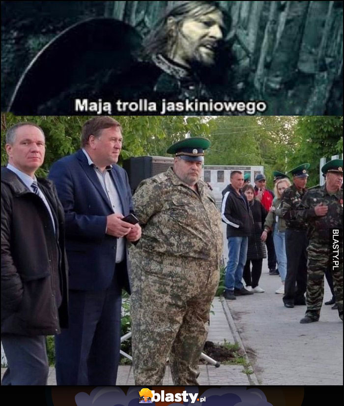 Mają trolla jaskiniowego gruby ruski generał
