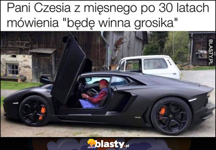 Pani Czesia z mięsnego po 30 latach mówienia 