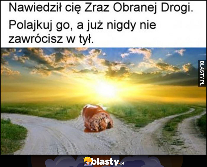 Nawiedził cię zraz obranej drogi, polajkuj go, a już nigdy nie zawrócisz w tył