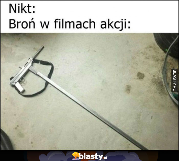 Nikt, broń w filmach akcji długi niekończący się magazynek