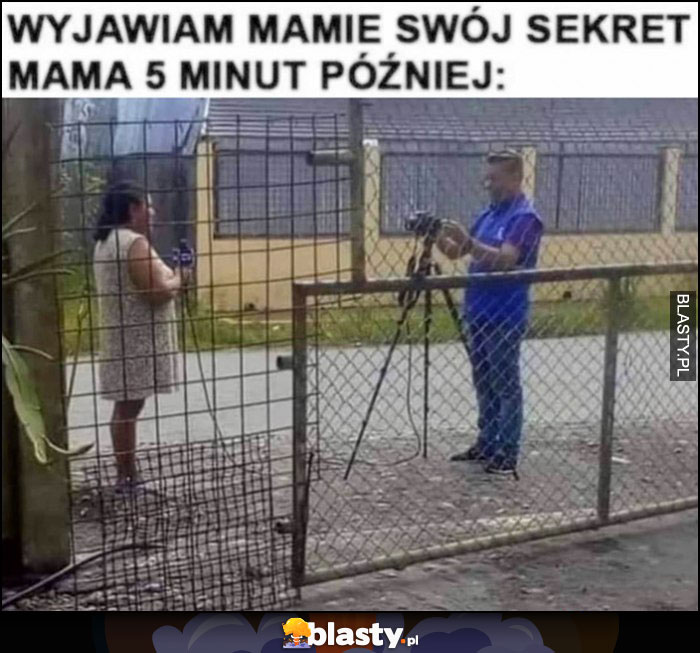 Wyjawiam mamie swój sekret vs mama 5 minut później dzieli się nim z innymi