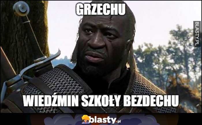 George Floyd Grzechu Wiedźmin szkoły bezdechu czarny