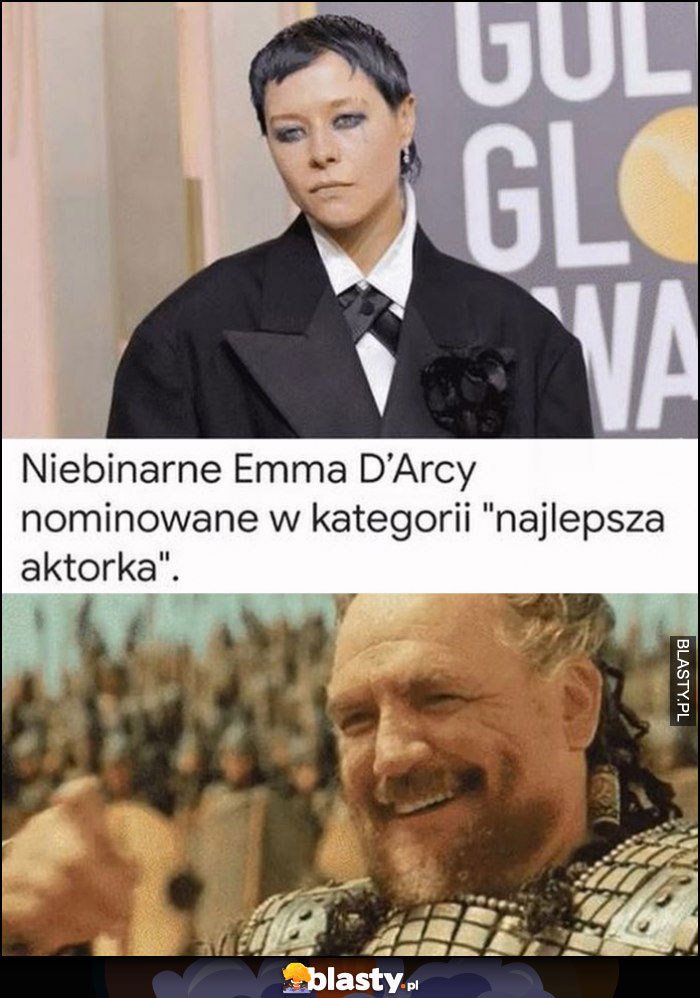 Niebinarne Emma D'Arcy nominowane w kategorii najlepsza aktorka