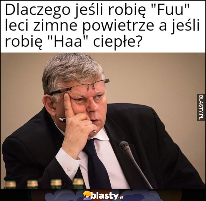 Suski zastanawia się: dlaczego jeśli robię Fuu leci zimne powierze a jeśli robię Haa leci ciepłe?