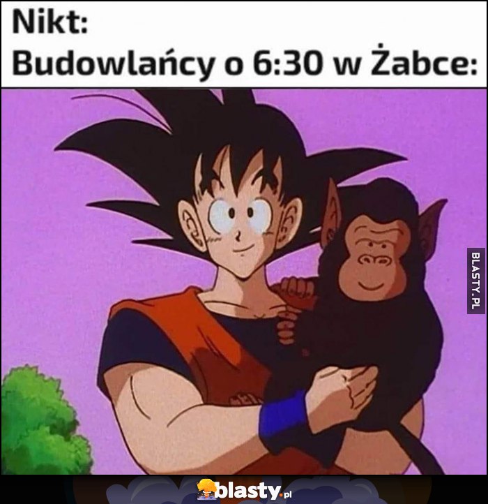 Nikt, budowlańcy o 6:30 w Żabce