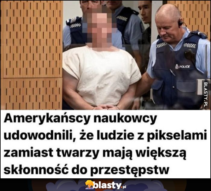 Amerykańscy naukowcy udowodnili, że ludzie z pikselami zamiast twarzy mają większą skłonność do przestępstw