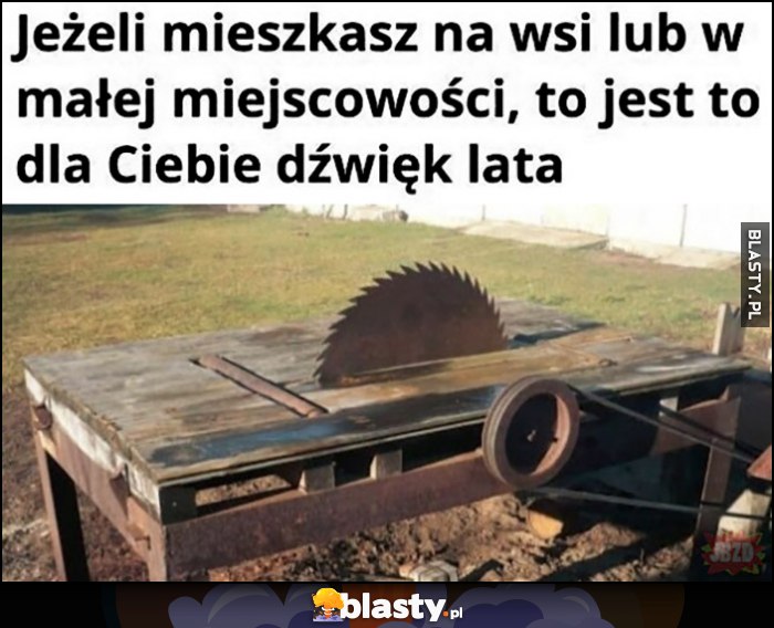 Jeżeli mieszkasz na wsi lub w małej miejscowości, to jest to dla Ciebie dźwięk lata piła do drewna