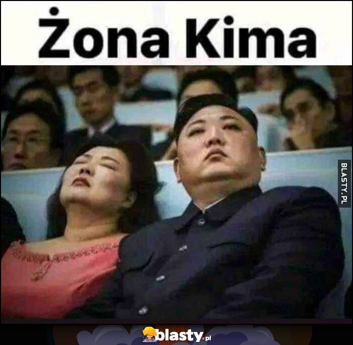 Żona Kima dosłownie śpi Kim Jong Un