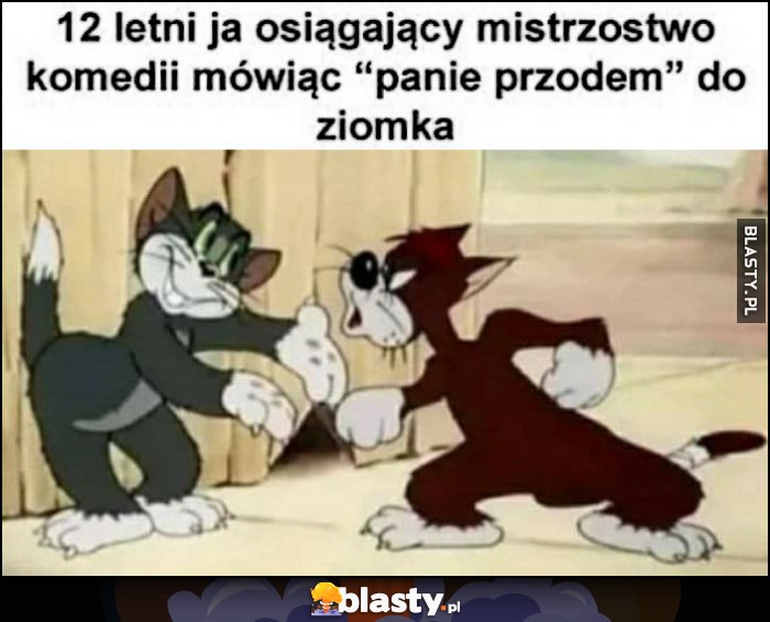 12-letni ja osiągający mistrzostwo komedii mówiąc 