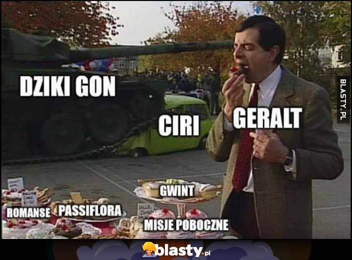 Dziki Gon, Ciri, Geralt czołg rozjeżdża Mini Jasia Fasoli