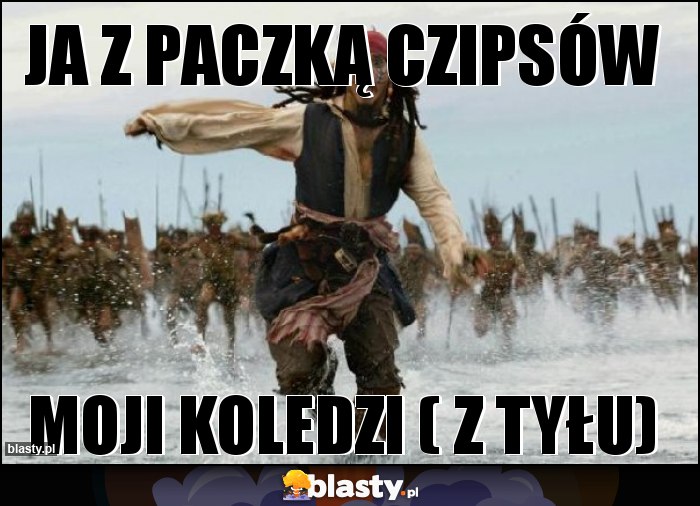 ja z paczką czipsów