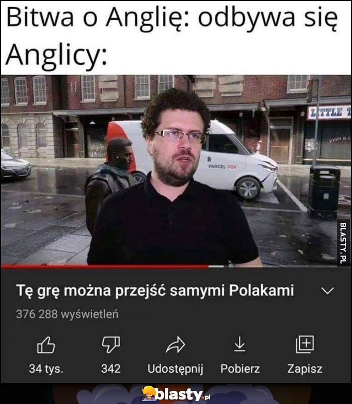 Bitwa o Anglię odbywa się, Anglicy: tę grę można przejść samymi Polakami