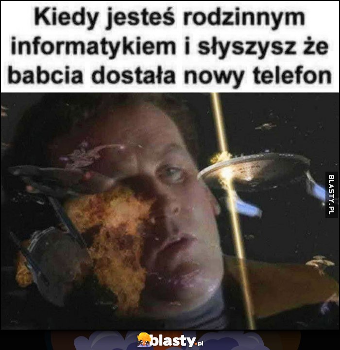 Kiedy jesteś rodzinnym informatykiem i słyszysz, że babcia dostała nowy telefon