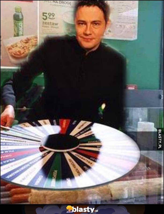 Krzysztof Ibisz w Żabce koło fortuny jaka parówa wariacie?