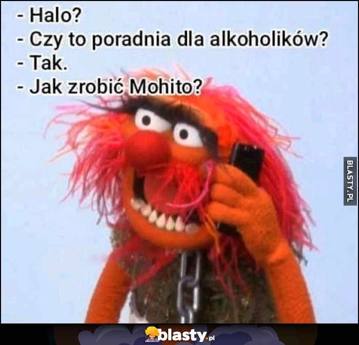 Halo, czy to poradnia dla alkoholików? Tak. Jak zrobić Mohito?