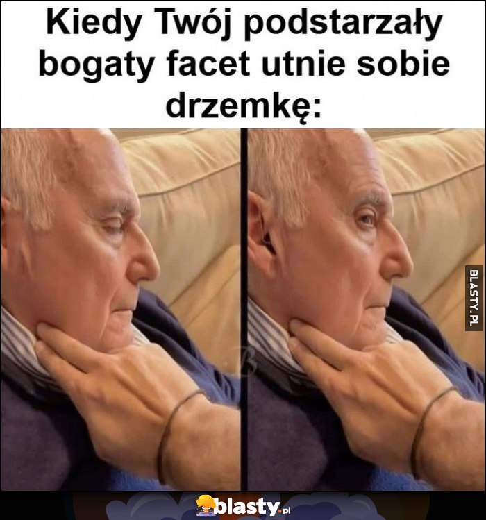 Kiedy Twoj podstarzały bogaty facet utnie sobie drzemkę sprawdza mu puls