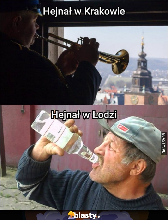 Hejnał w Krakowie vs hejnał w Łodzi porównanie