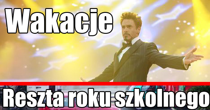 Wakacje VS reszta roku szkolnego memy, gify i śmieszne obrazki facebook