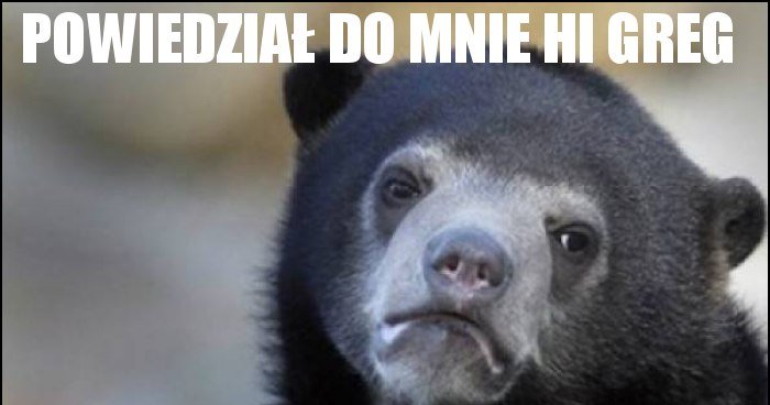 Powiedział do mnie Hi Greg memy, gify i śmieszne obrazki facebook ...