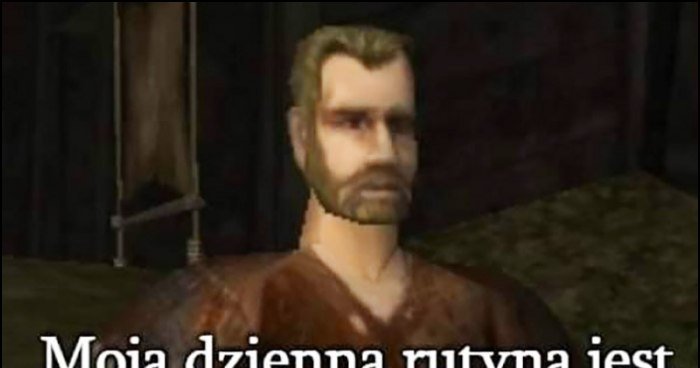Moja dzienna rutyna jest prosta, budzę się i cierpię memy, gify i ...