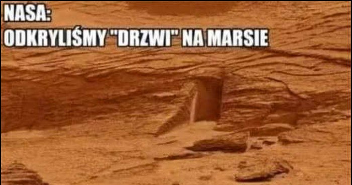 Nasa: odkryliśmy drzwi na marsie, jehowi: zacierają ręce
