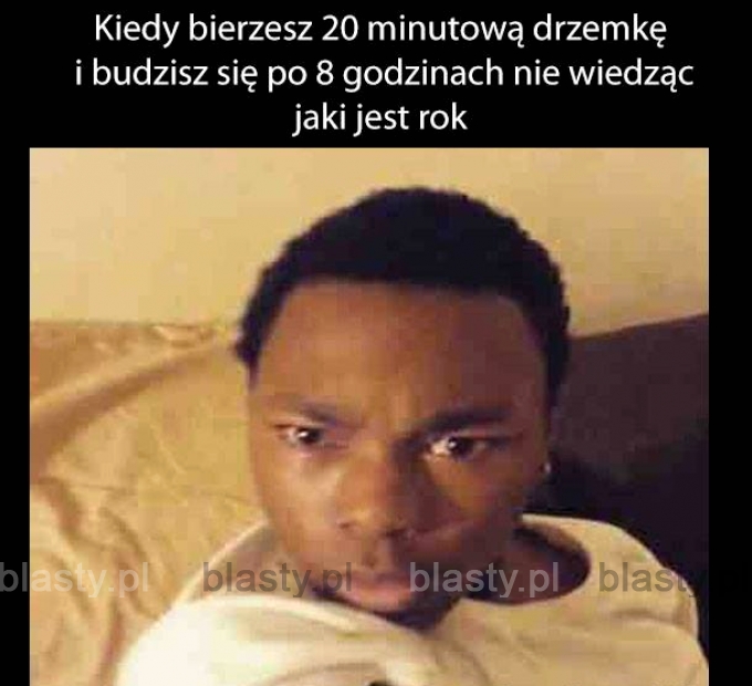 20 minutowa drzemka