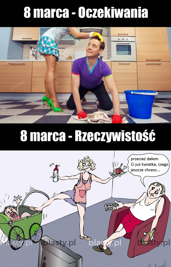 8 Marca - dzień jak co dzień.